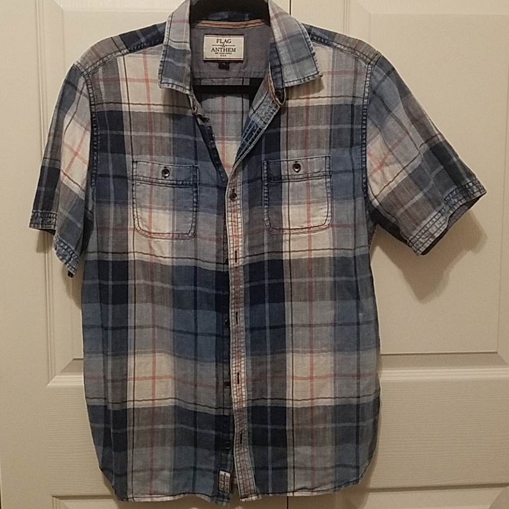Flag & Anthem Button Up Shirt